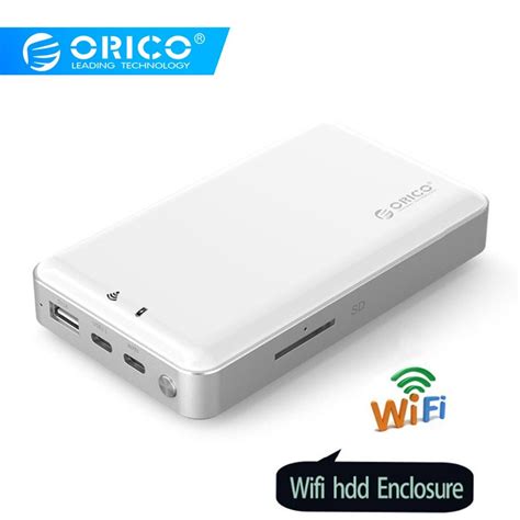 ORICO 2,5 дюймов Wi-Fi, корпус для жесткого диска частные HDD Облачное ...