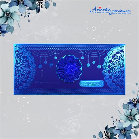 Royal Blue Invitation Card – Ananda Products