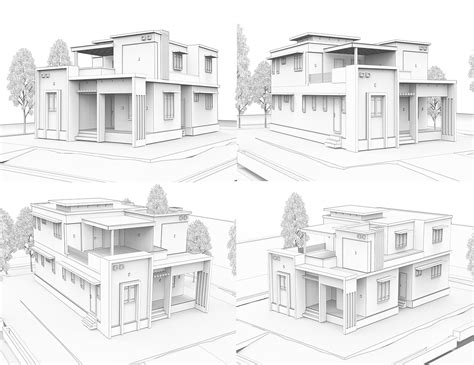 Exterior Elevation Design on Behance