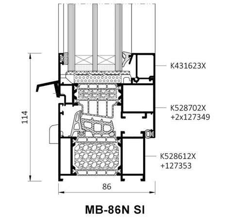 Aluprof Mb N Aluminium Window System For B B Debesto