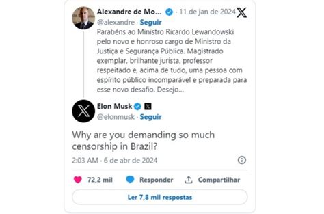 Entenda Ataques De Elon Musk E Ofensiva Bolsonarista Contra Moraes