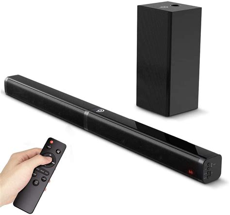 【2022 Latest Version】 Soundbar For Tv With Subwoofer Bomaker 2 1 Ch Soundbar Bluetooth 5 0