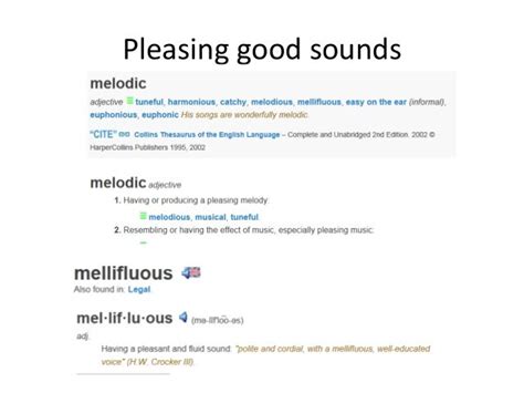 Words To Describe Sound