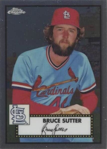 Topps Chrome Platinum Anniversary Bruce Sutter For Sale