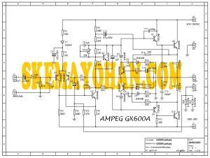 OCL 60W AMPEG GX600A AUDIO SCHEMATICS COLLECTIONAUDIO SCHEMATICS