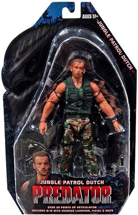 Predator Series 8 Jungle Patrol Dutch 7 Action Figure NECA Collectibles ...