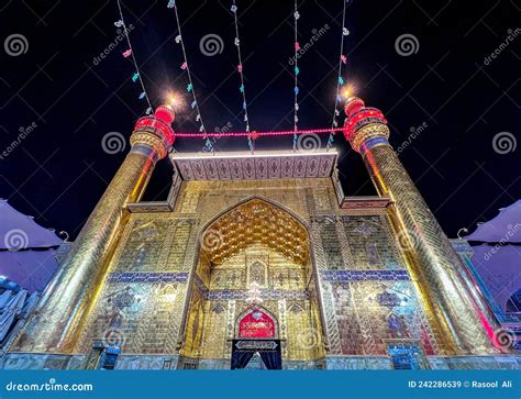 Shrine of Imam Ali in Najaf Editorial Stock Image - Image of imam, shia ...