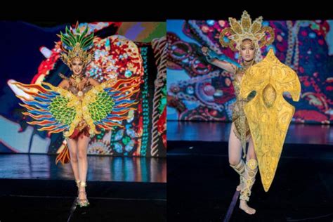 Potret National Costume Finalis Miss Aura International