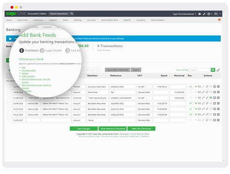 BANK_FEEDS_ZA - Sage Tech Marketplace