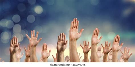 Women Rise Hand Stock Photos Images Photography Shutterstock