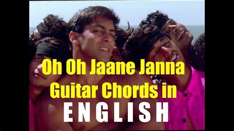 O Oh Jaane Jaana Guitar Chords Tutorial In English Youtube