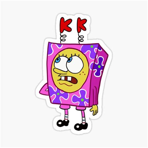 Spongebob Kuddly Krab Costume Sticker For Sale By Marglaufenberg