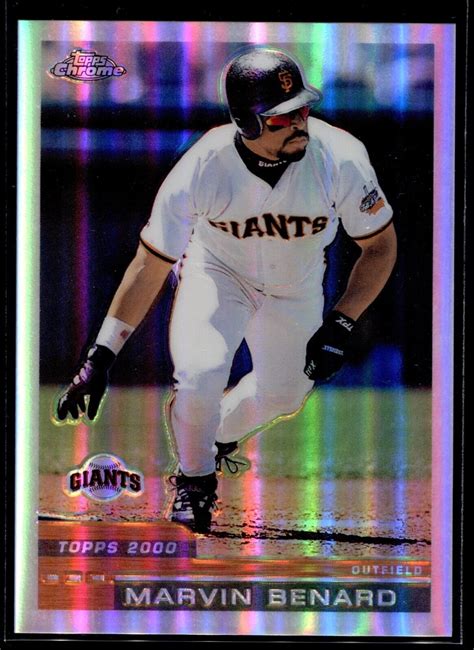 2000 Topps Chrome Refractor 174 Marvin Benard Giants EBay