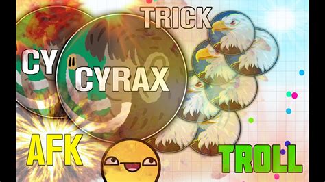 Agar Io Fail Troll Afk Trick Split Funny Moments Gameplay Youtube