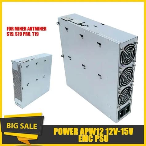 New Bitmain Power Supply Apw V Emc Psu For Miner Antminer S