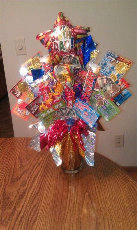 Lottery Ticket Bouquet Theme Baskets Raffle Baskets Gift Baskets