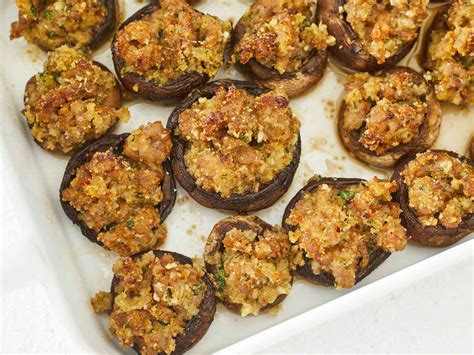 Easy Sausage Stuffed Mushrooms Recipe