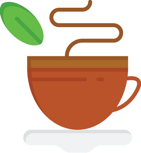 Tea Cup Hot Coffee Flat Color Icon Vector Icon Banner Template 13240543 Vector Art At Vecteezy