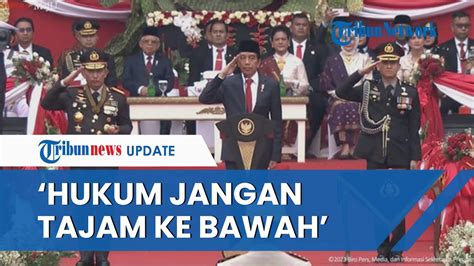 Pesan Menohok Jokowi Di HUT Ke 77 Bhayangkara Minta Kekuatan Besar