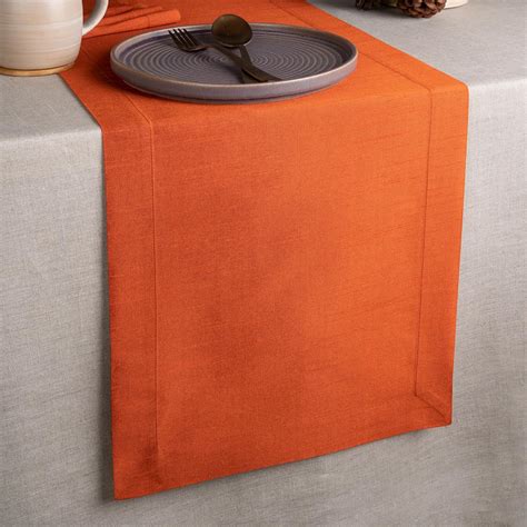 Amazon D Moksha Homes Rust Table Runner 14 X 36 Inch Vegan Silk