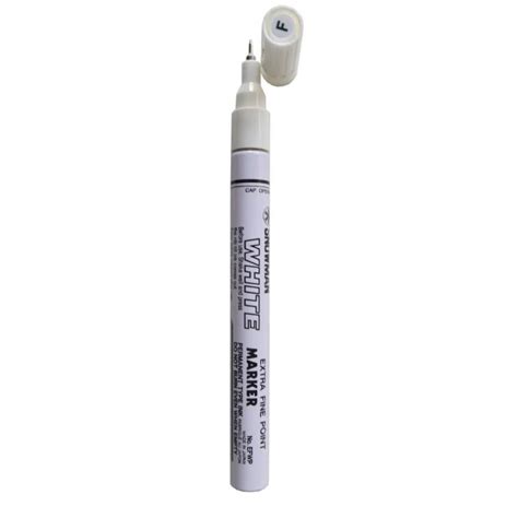 Snowman Oil Based Paint Marker Extra Fine Tip 0 5mm White