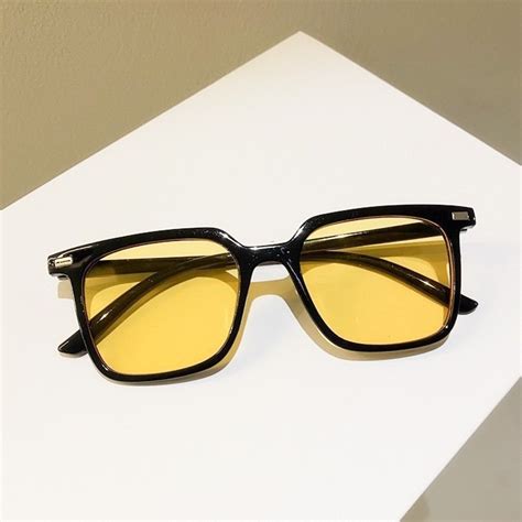 Mắt Kính Thời Trang Hot Trend Form Vuông 2 Chấm Unisex Nam nữ Hàn Quốc Cực Đẹp Hazo Shopee