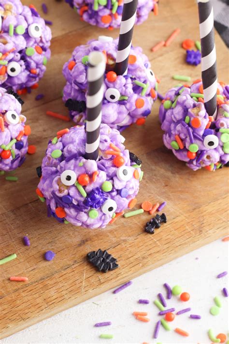 DIY Halloween Popcorn Balls in under 30 Minutes - Easy recipes ...