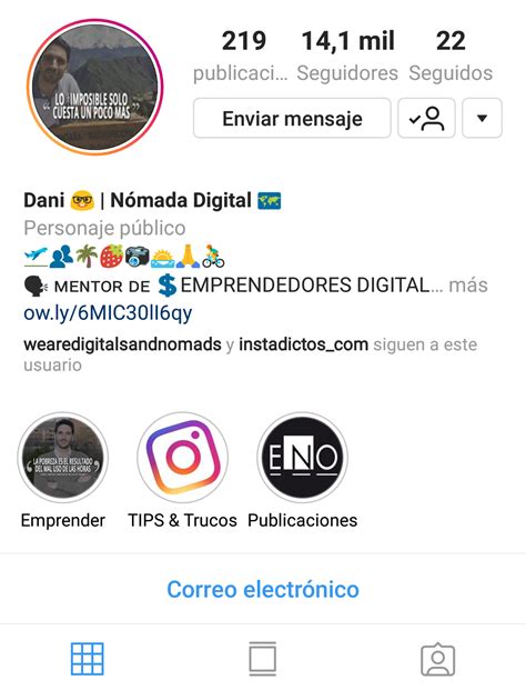 Presentacion perfil Instagram Que poner descripción