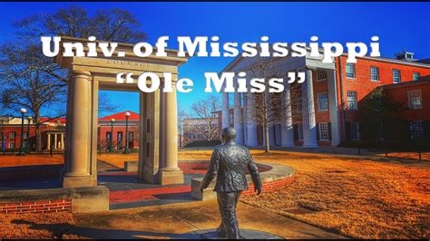 University Of Mississippi Ole Miss” Oxford Ms Walking Tour In 4k