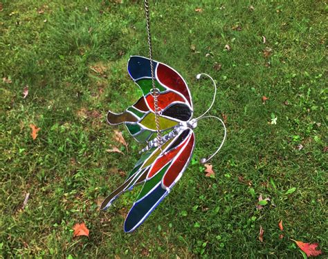 SUNCATCHER Stained Glass Butterfly - Etsy