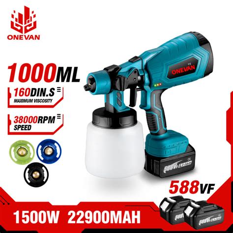 Onevan Ml Cordless Electric Spray Machine Household Portable Paint