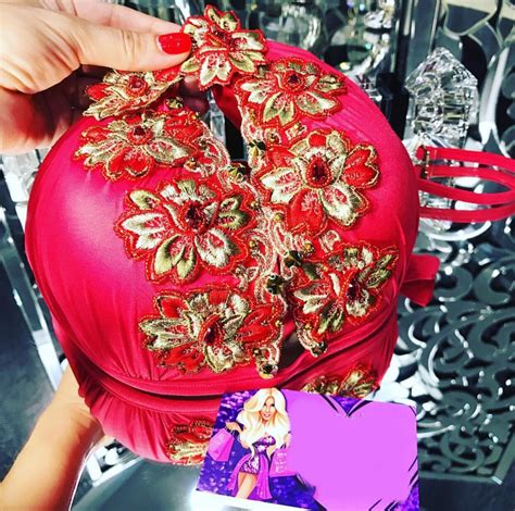 Embroidered Red Floral Embellished Bikini Slaylebrity