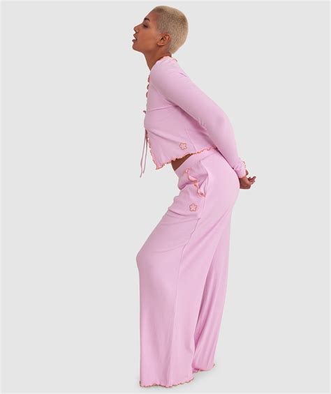 Bras N Things Chelsea Long Pant Pale Pink 01435101