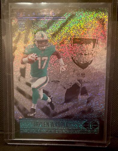 Panini Illusions Trophy Collection Dots Jaylen Waddle Rc