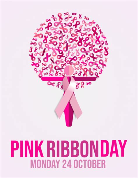 Pink Ribbon Day Poster Template Postermywall