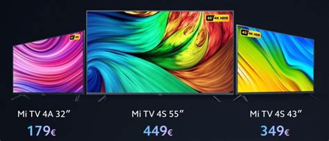 Xiaomi launches Mi TV 4S in Europe, the 55" costs €449 - GSMArena.com news