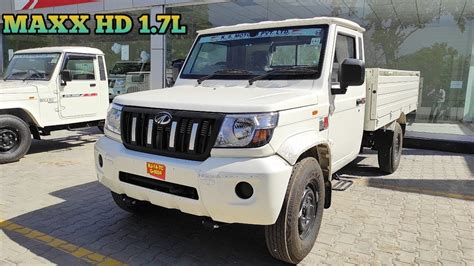 2023 Mahindra Bolero Maxx Pikup HD 1 7 BS 6 Model Full Details Review