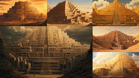 ArtStation - 205 arts - Sumerian Ziggurat Architecture Novel Anime ...