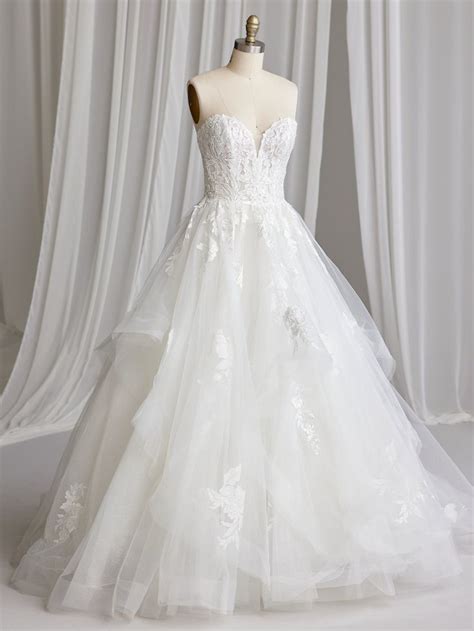 Strapless Wedding Ballgown With Sweetheart Neckline Indiana By Maggie