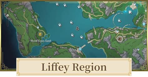 Genshin Liffey Region Map Location Guide Gamewith