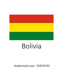 National Bright Flag Bolivia Flag Day Stock Vector (Royalty Free ...