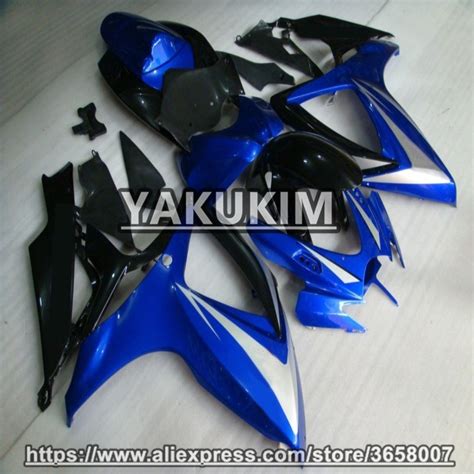 Yakukim Kits De Carenagem Abs Para Motocicleta Para Suzuki Gsxr600