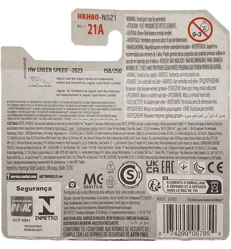 Hot Wheels Jaguar I Pace Etrophy Hw Green Speed Hkh Short Card Negro Mattel