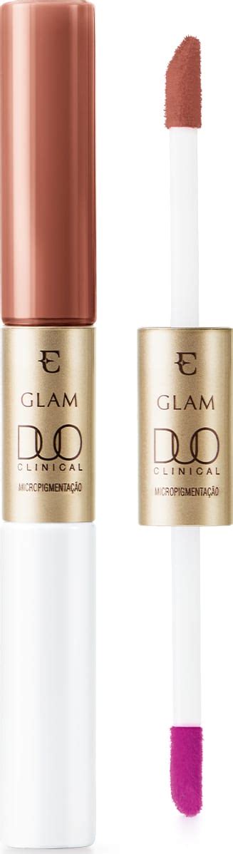 Batom L Quido Mascavo Irresist Vel Eudora Glam Duo Clinical