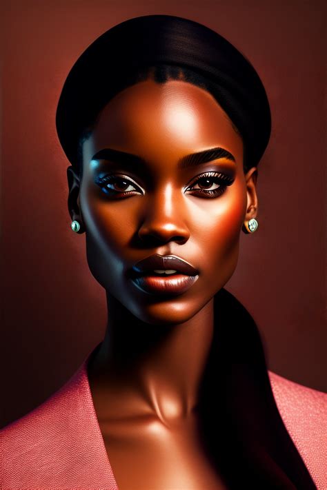 Lexica - A beautiful brown skinned african american woman, photo