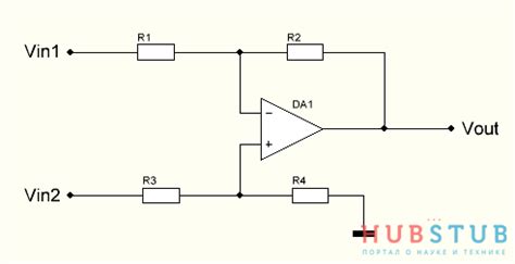 Инструментальный усилитель на оу Инструментальный усилитель на ОУ