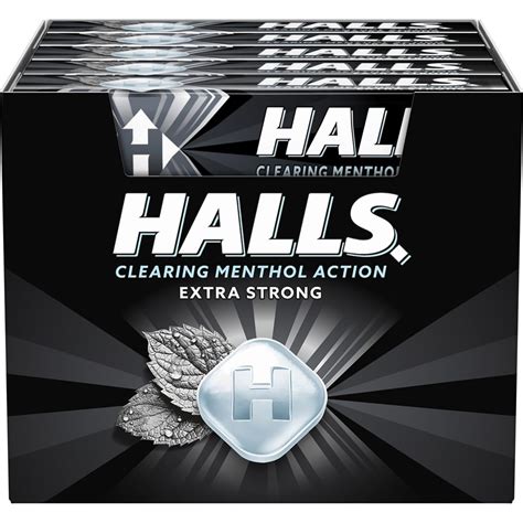 Amazon Halls Mentho Lyptus Pastillas Extra Fuertes Para Garganta