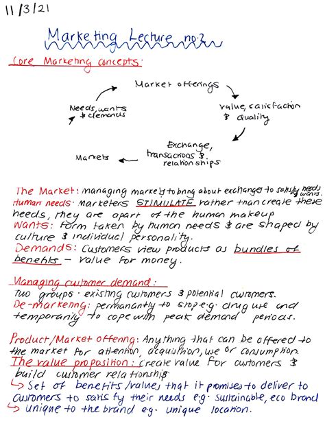 Marketing Strategy Lecture Notes 2 Mktg101 Studocu