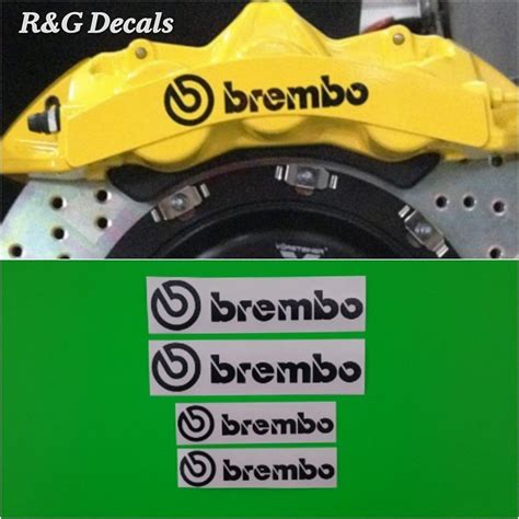 Buy R G Brembo Piston Piston High Temp Brake Caliper Decal