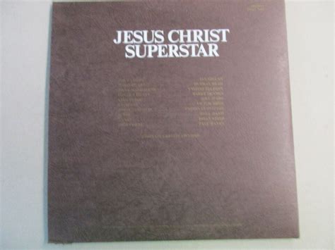 Jesus Christ Superstar Soundtrack Vinyl Record Album EBay